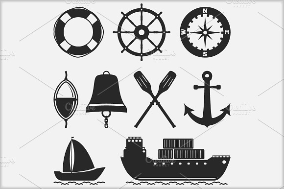 Nautical Icons preview 2