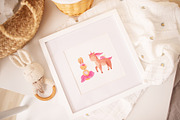 Little Ballerina Watercolor Clipart, an Animal Illustration by natalisart (Thumbnail 13 of 13)