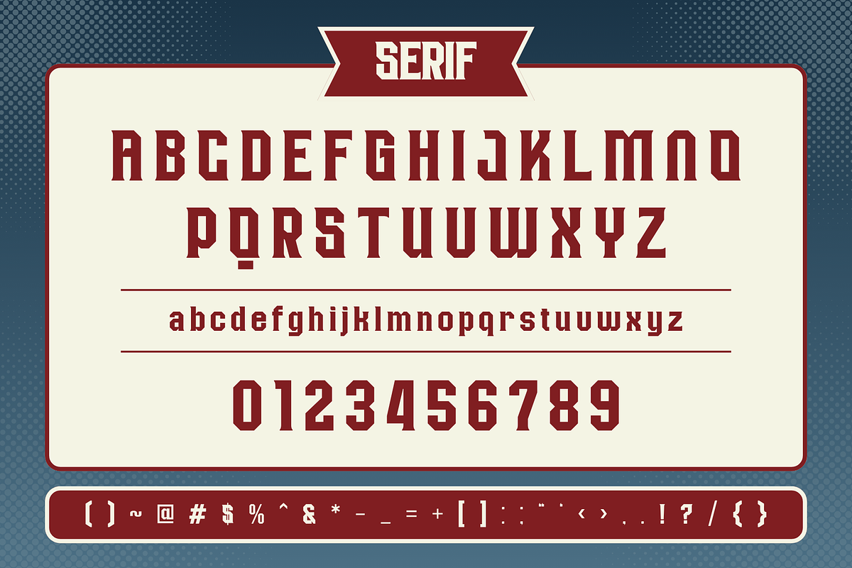 Strikies Sports - Logo Sports, a Slab Serif Font by Nirmana Visual (Photo 5 of 15)