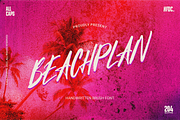 Beachplan Script, a Script Font by 24Design Studios (Thumbnail 1 of 7)