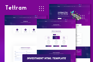 Tettram - Investment HTML Template