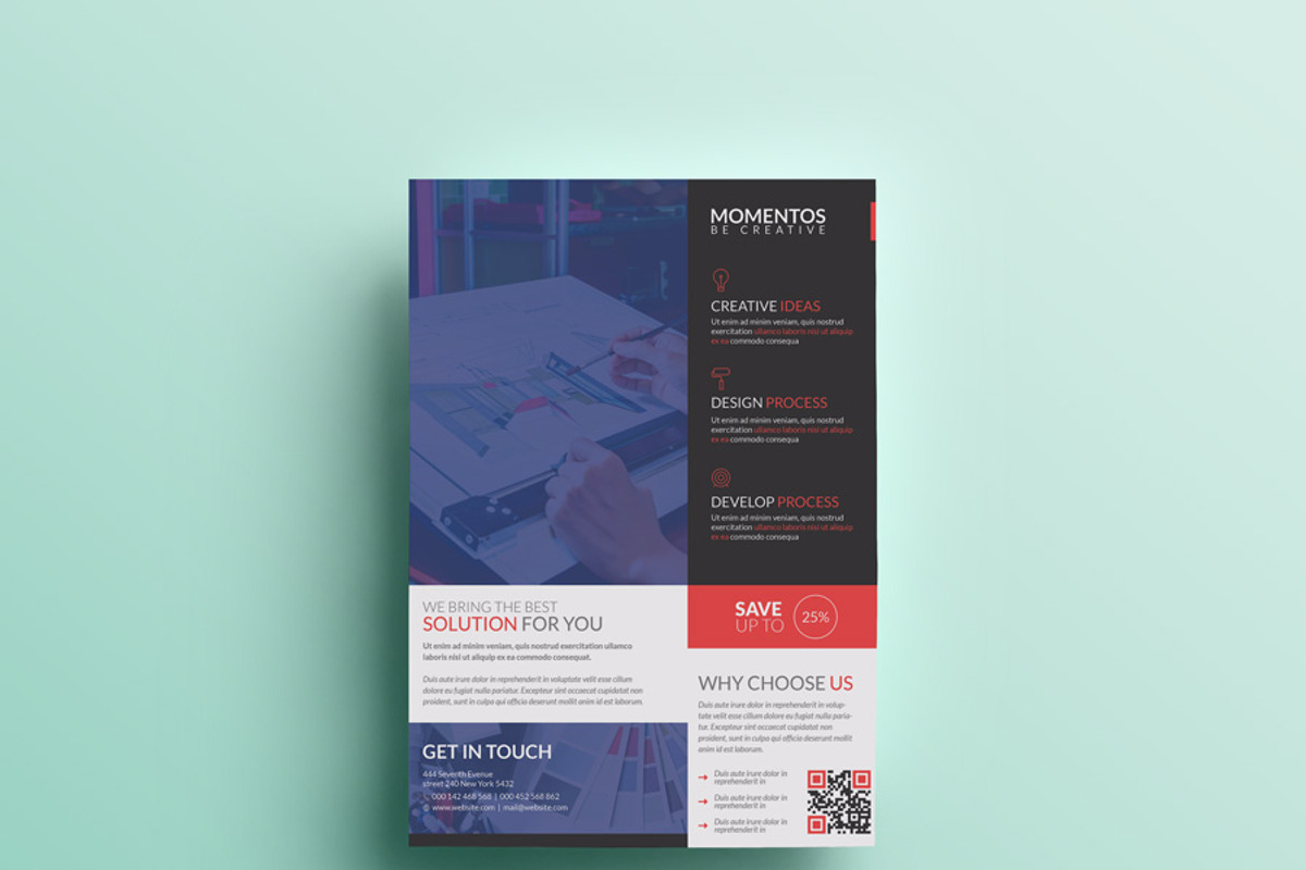 Architect Flyer Template, a Flyer Template by Momentostudio (Photo 3 of 4)