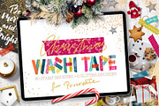 Washi Tape Stamp and Glitter Brushes, a Brush Add-On by OlgaRom (Thumbnail 1 of 13)