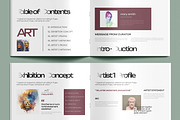 Modern Art Exhibition Booklet Design, a Brochure Template by MightyDesign (Thumbnail 3 of 9)