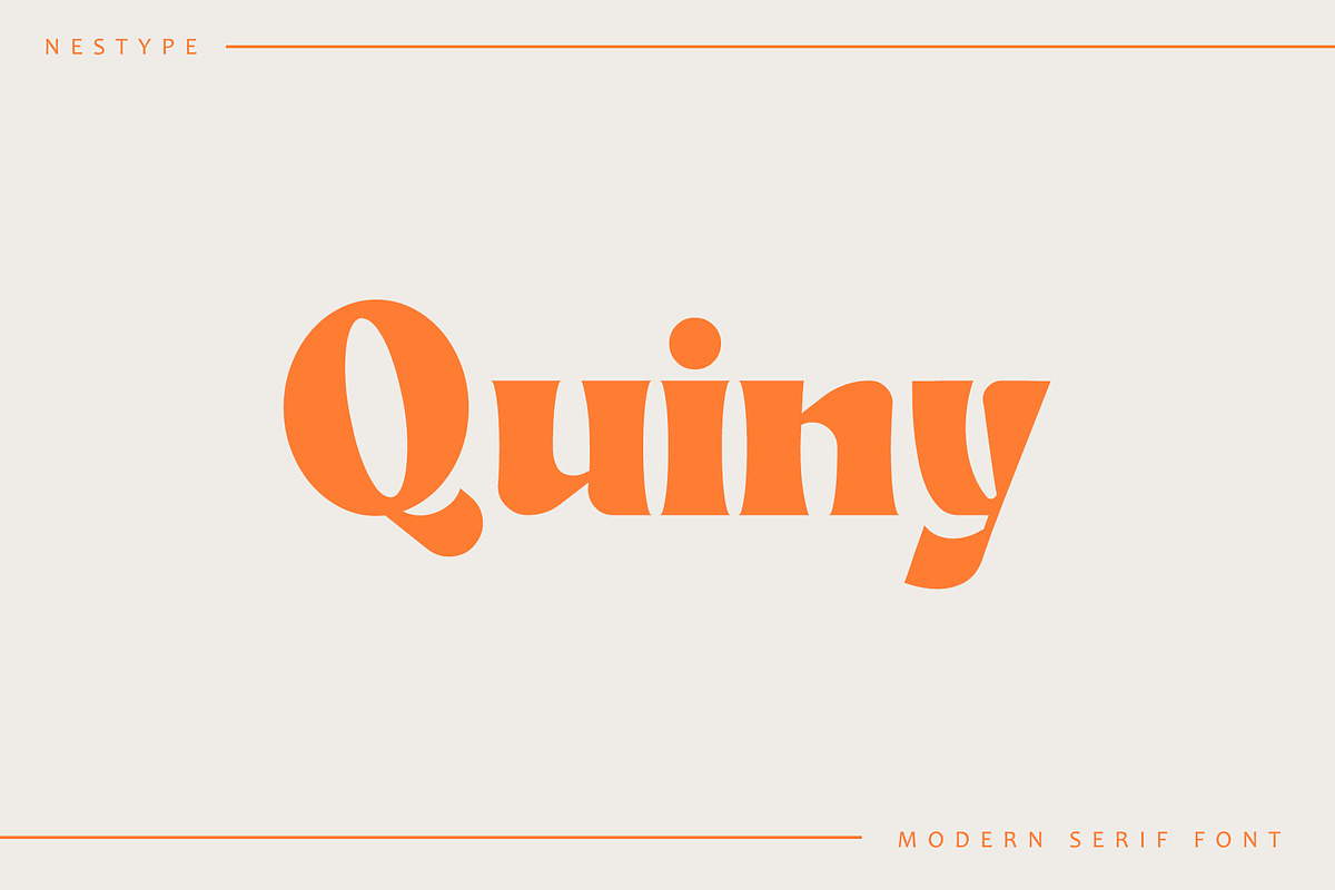 Quiny Groovy Font, a Serif Font by Rasgood (Photo 1 of 7)