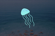 Underwater Fishes & Shells Elements, an Object Graphic by Parisa-Artstudio (Thumbnail 3 of 5)