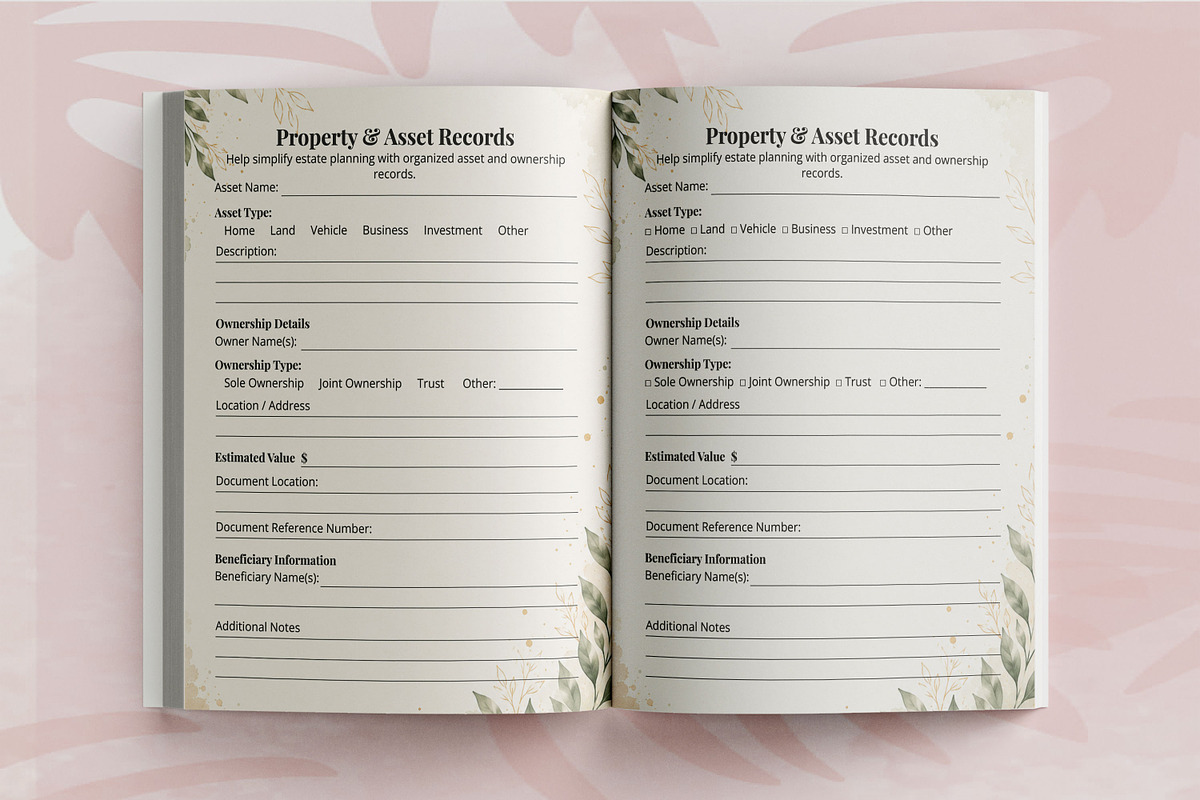 My Final Wishes Planner, a Marketing Template by Book2bees (Photo 4 of 4)