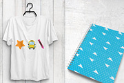 SCHOOL KIDS Pattern collection, a Pattern Graphic by PrettyPatterns (Thumbnail 4 of 5)
