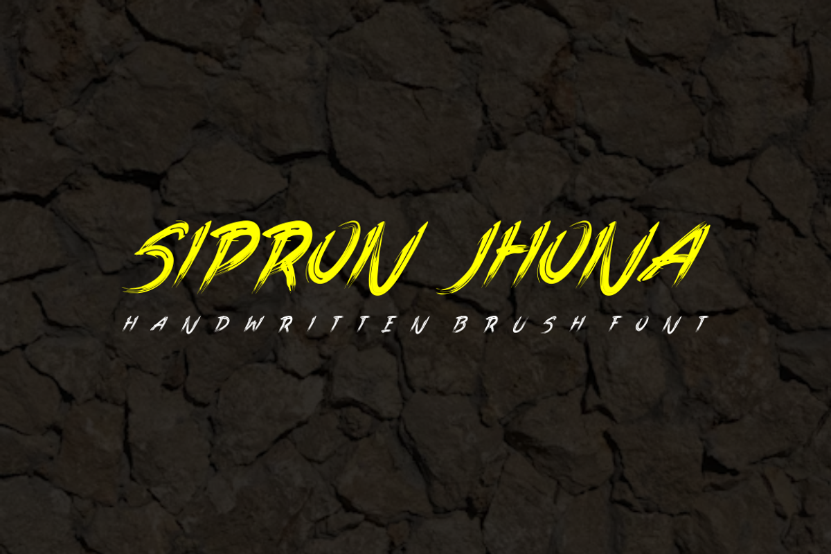 Sipron Jhona - Font, a Handwritten Font by artchiles_design (Photo 3 of 5)