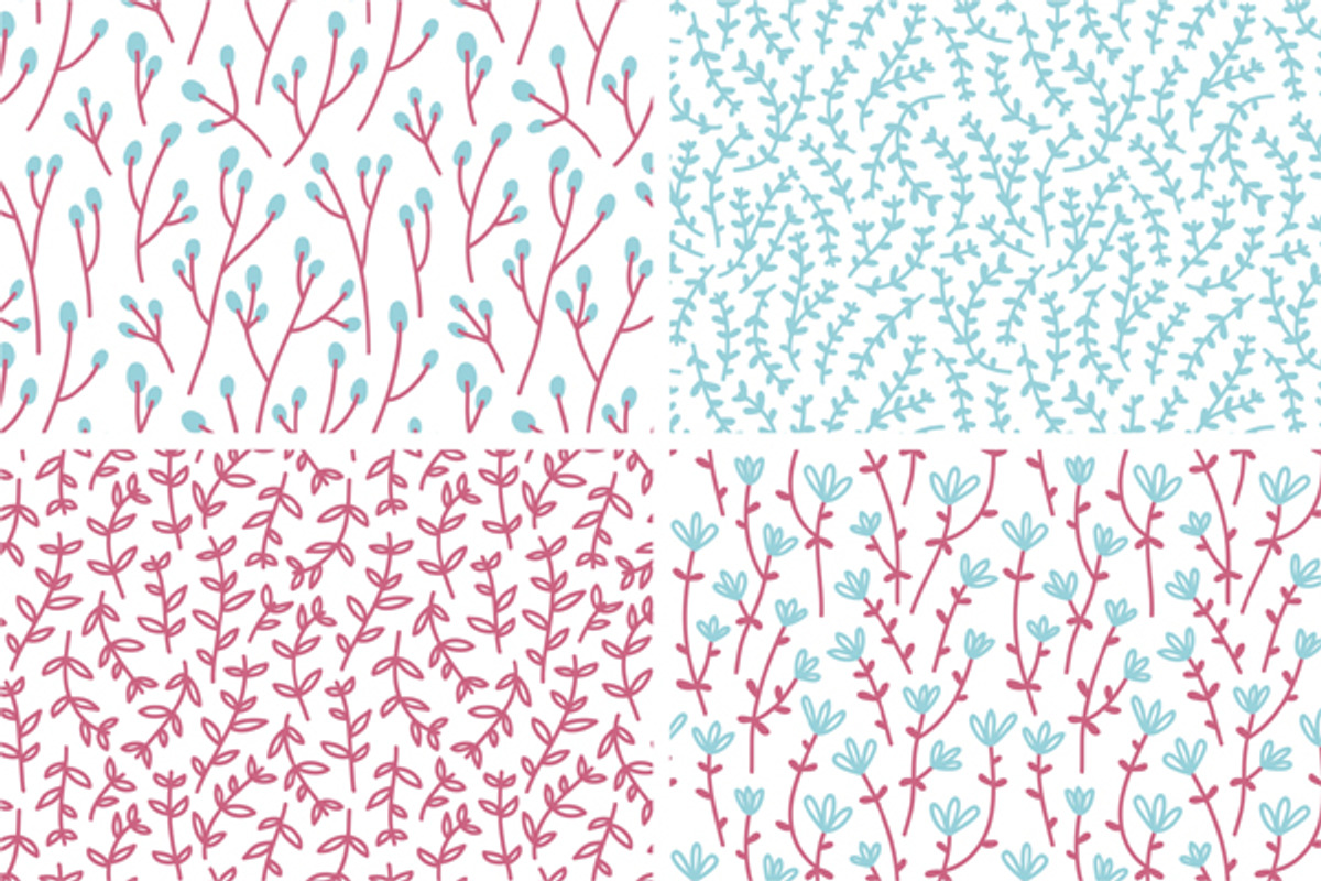 Floral Patterns Set 2 preview 3
