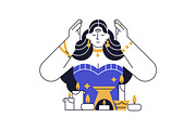 Fortune tellers or witches set, a Person Illustration by Good Studio (Thumbnail 6 of 10)