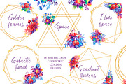 Galaxy floral watercolor collection, a Texture Illustration by UlitkaStudio (Thumbnail 12 of 27)