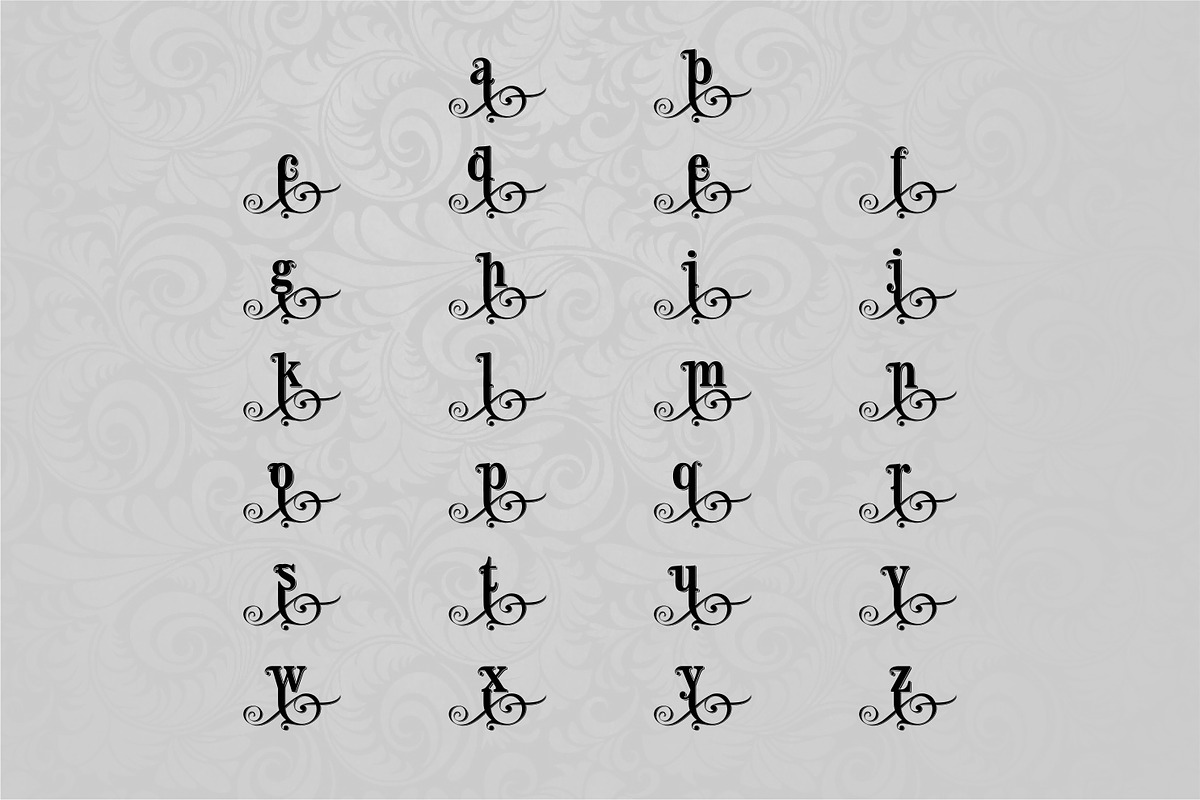 Heritage calligraphic typeface preview 8