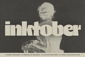 The Inktober Challenge Procreate Kit