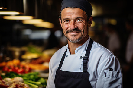 Portrait of a smiling haute cuisine, a Person Photo by Perpis