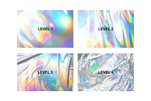 Rainbow Foil Texture Collection