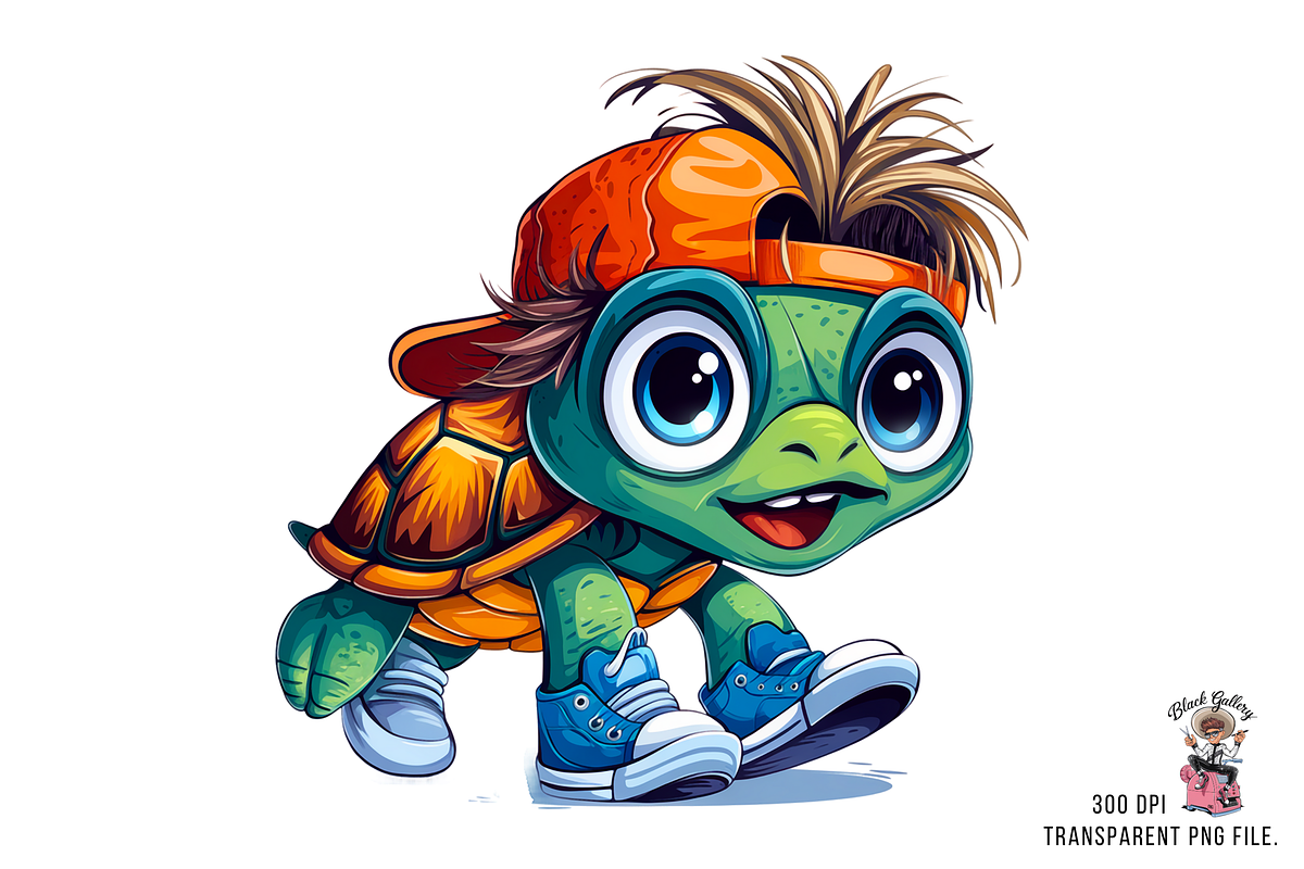 Sea Turtle Sport Runner PNG Bundle, a Graphic by Clipart Bloom (Photo 5 of 16)