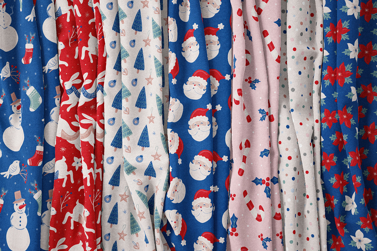 Merry & Bright Christmas Patterns, a Pattern Graphic by Tiger and Flower (Photo 5 of 9)