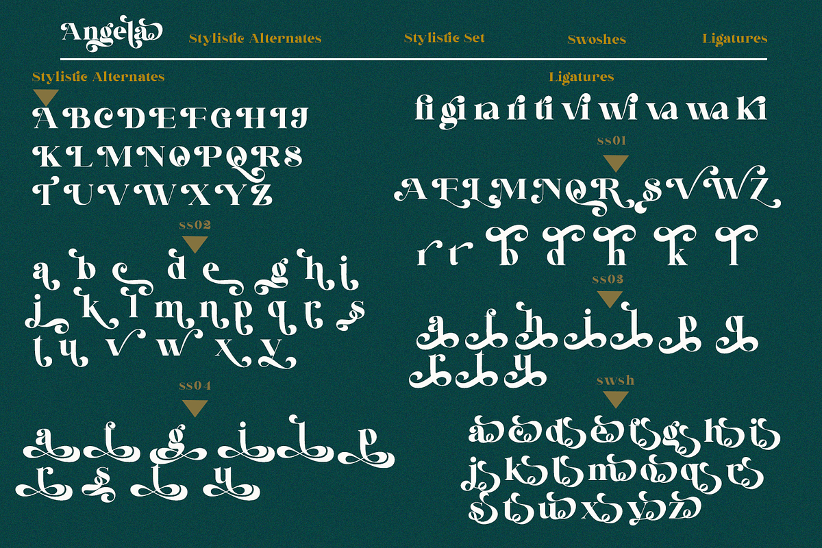 Angela, a Serif Font by Sealoung (Photo 15 of 16)