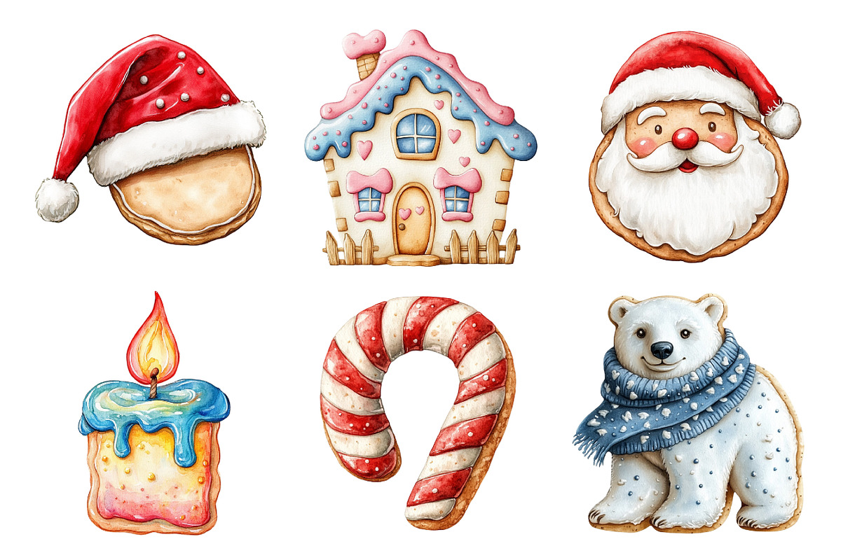 Christmas Sugar Cookies Sublimation, an Illustration by Daily.Designs (Photo 3 of 5)