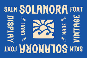 SFC Solanora, a Sans Serif Font by Skilline Supply Co.