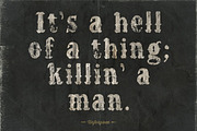Western font Grit hand made typeface, a Font by Itsmesimon (Thumbnail 5 of 5)