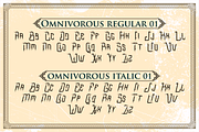 Omnivorous Typeface, a Font by Endeavour Studio™ (Thumbnail 4 of 7)