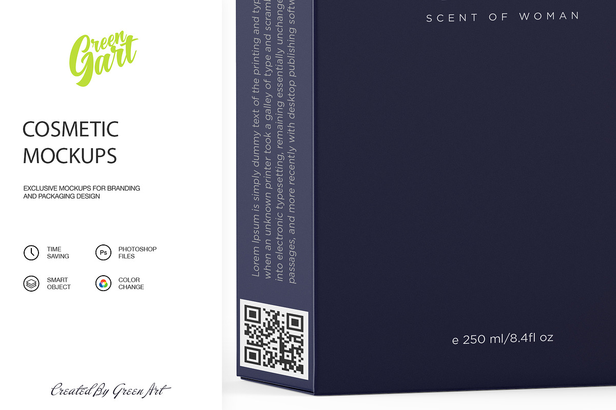 Cosmetics Mock-up, a Packaging Mockup by Green Art (Photo 9 of 9)