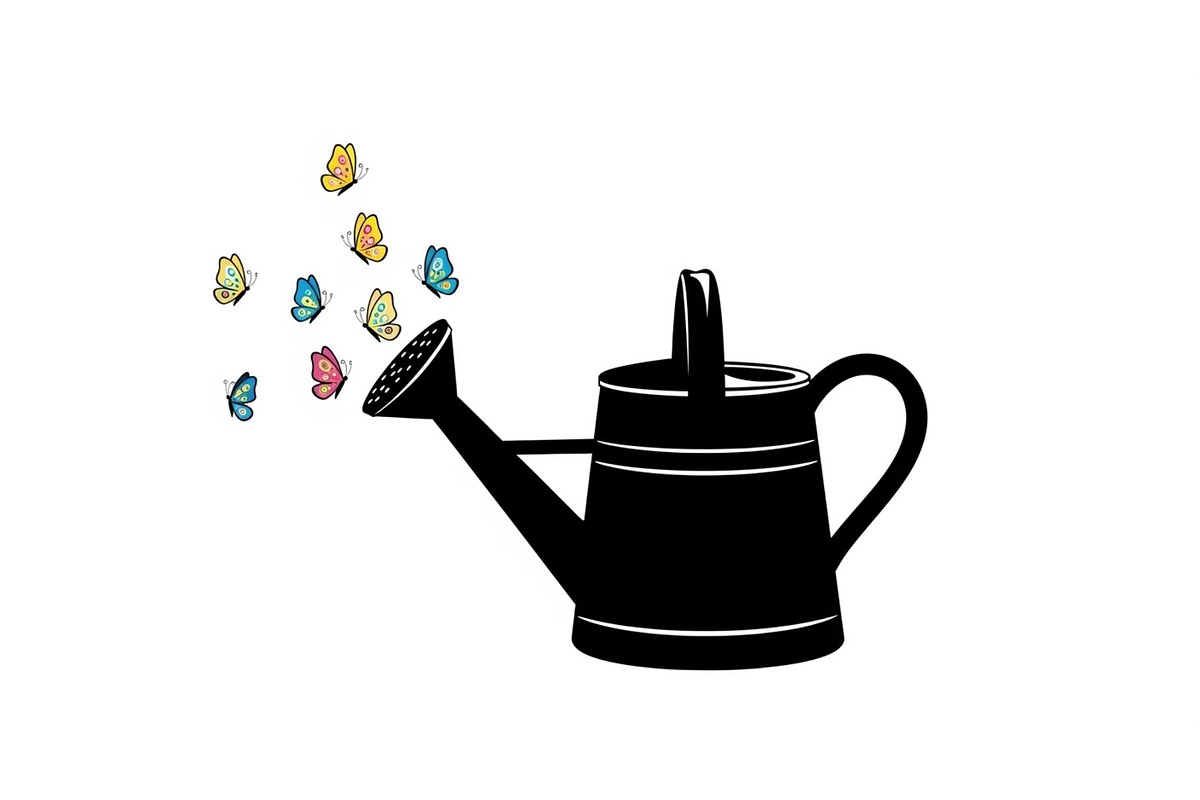 Garden Watering Can Bundle, an Illustration by Creativeshirt (Photo 11 of 31)