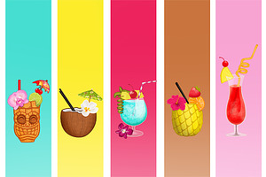 Tropical Cocktail Party Elements