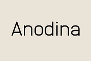 Anodina – Font Family, a Sans Serif Font by Stefano Giliberti (Thumbnail 1 of 10)