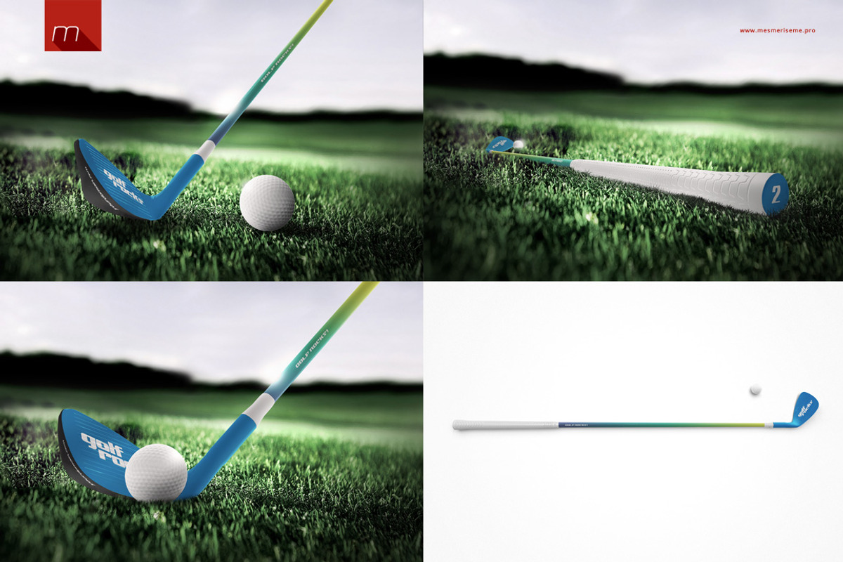 Golf Stick Mock-up, a Product Mockup by Mocca Mockups Store (Photo 2 of 5)