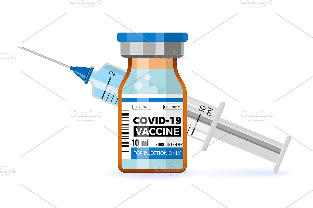 Covid-19 coronavirus vaccine syringe, a Healthcare Illustration by TAlex (Photo 3 of 7)