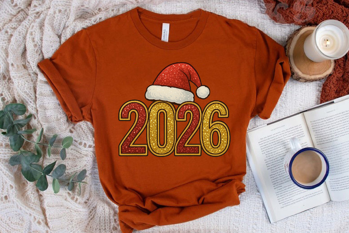 Glitter Happy New Year 2026 Png, a Graphic by Libby Wishes (Photo 5 of 8)
