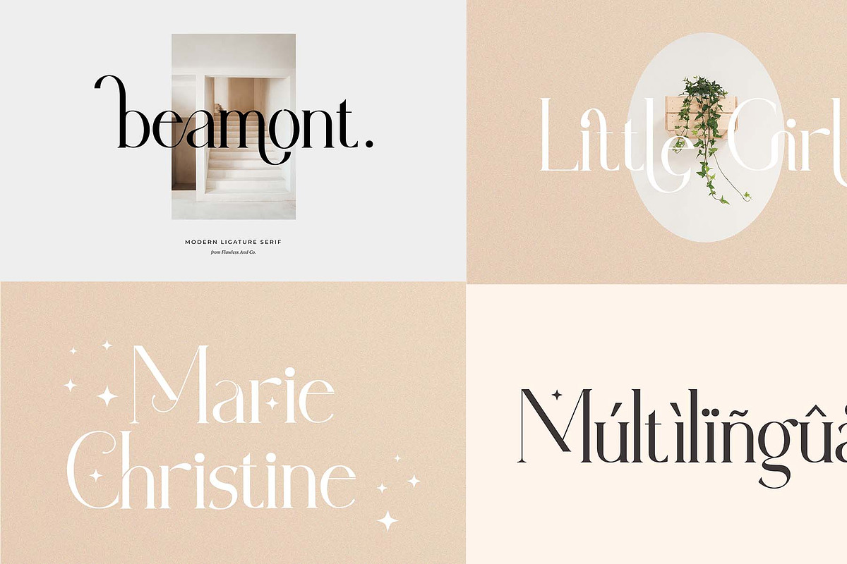 Elegante Serif & Sans Serif Bundle, a Sans Serif Font by Flawless And Co (Photo 2 of 10)