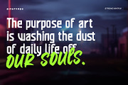 Strong Matrix, a Script Font by Ditatype (Thumbnail 4 of 11)