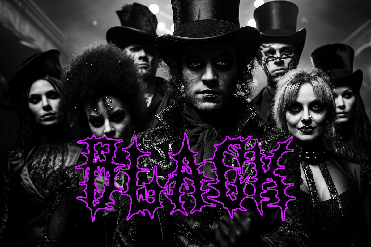 SONTEN Modern Blackletter Metal, a Blackletter Font by dansdesign (Photo 7 of 12)