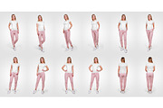 Female T-Shirt Mockups Vol 4 Part 2, a Shirt Mockup by Hi, Mock-Up! (Thumbnail 10 of 10)