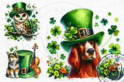 St Patrick's Day Clipart Set, a Seasonal Illustration by ThatsDesignArt (Thumbnail 5 of 10)