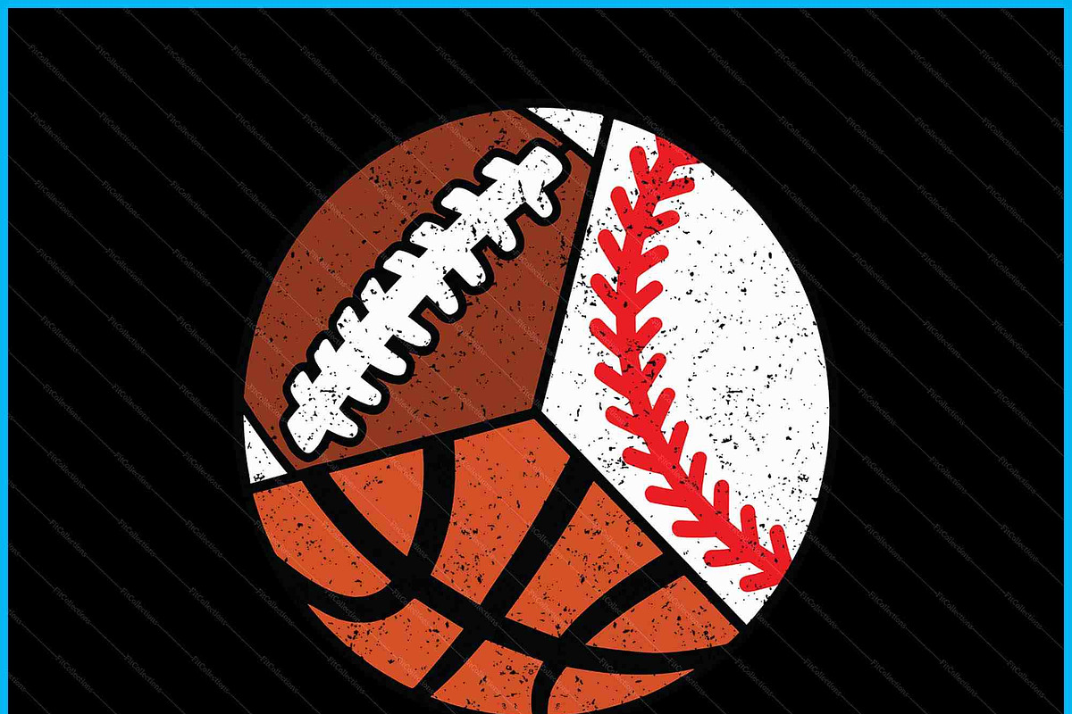 Football Baseball Basketball Player, a Graphic by Creativeusart (Photo 2 of 4)