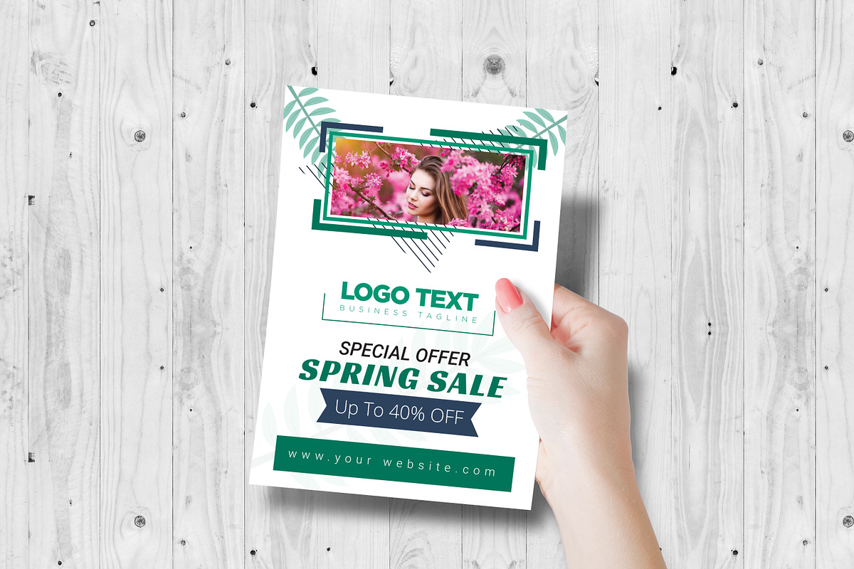Spring Flyer Design, a Flyer Template by MRI STUDIO