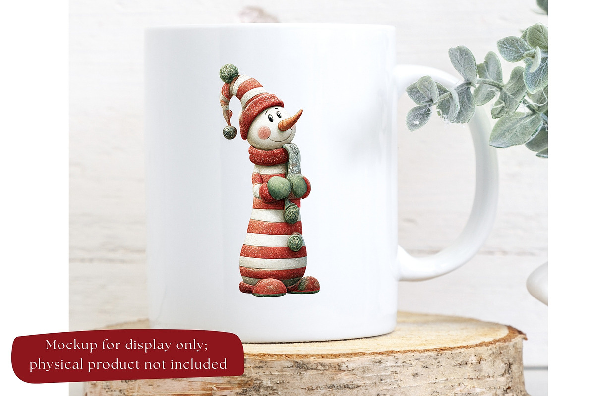 Quirky Christmas Clipart Characters, a Seasonal Illustration by Nicole Branger Art (Photo 14 of 21)