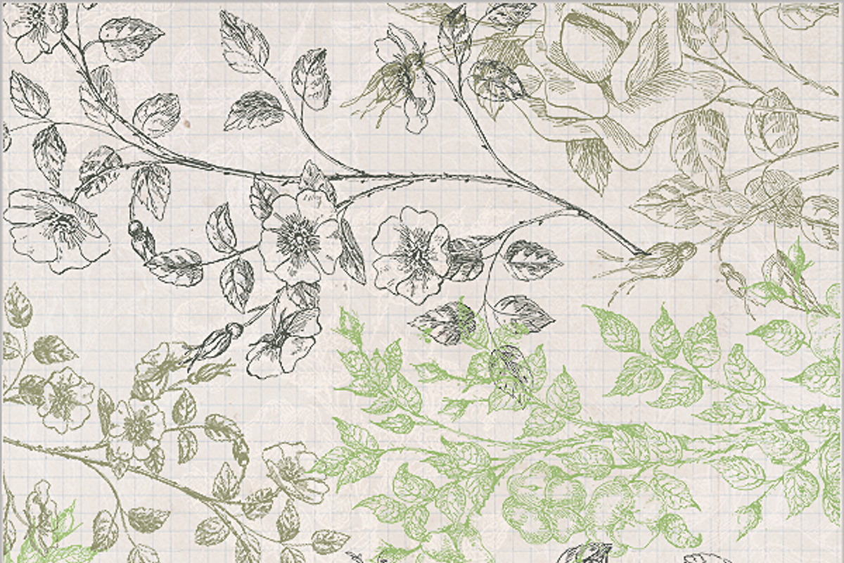 French Flower Brushes 1, a Brush Add-On by Jodie Lee Studio