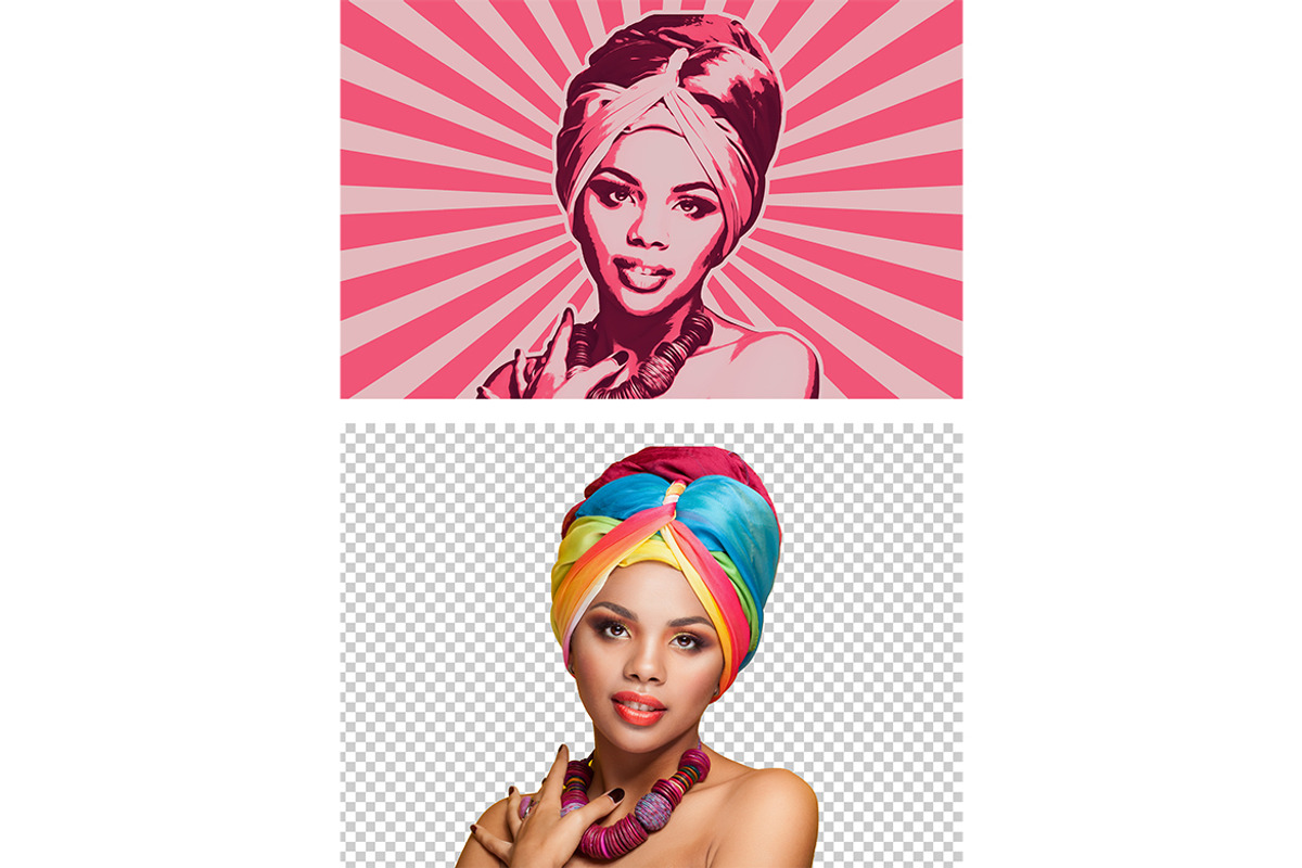 Vector Portrait Photo Effect, a Layer Style Add-On by McLittle Stock (Photo 2 of 2)