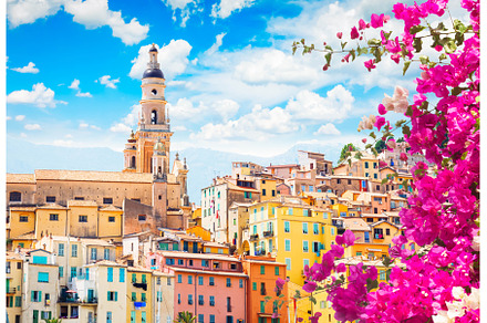 Menton town, France, an Architecture Photo by Neirfy