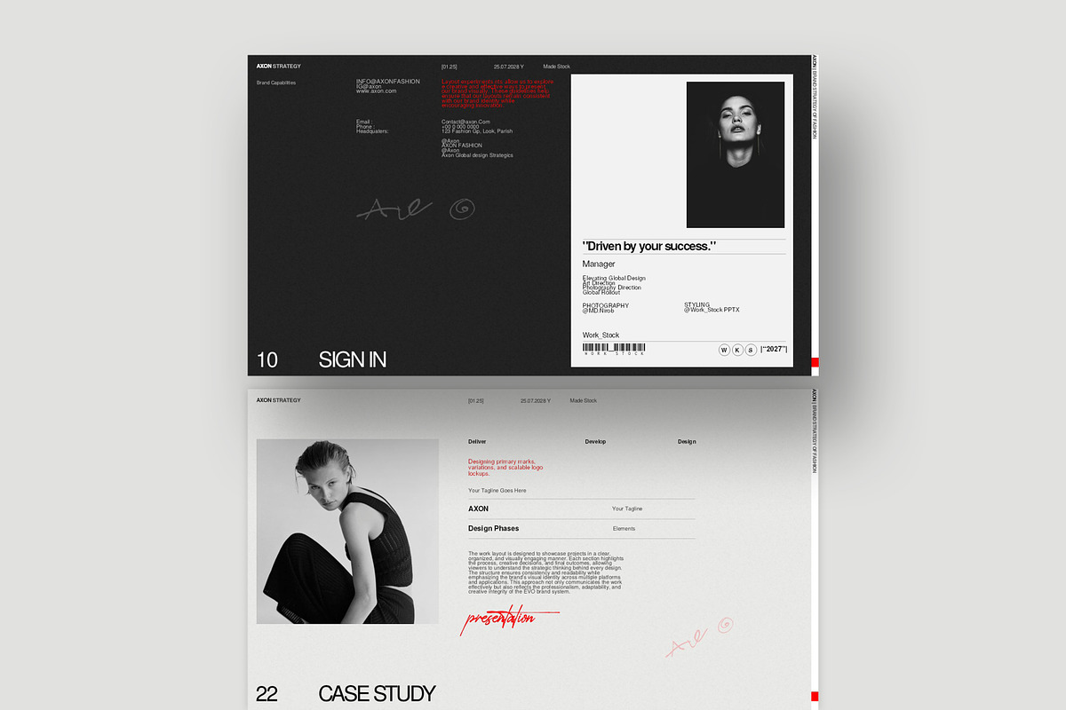AXON | Brand Strategy Template, a Presentation Template by Work_Stock (Photo 7 of 10)