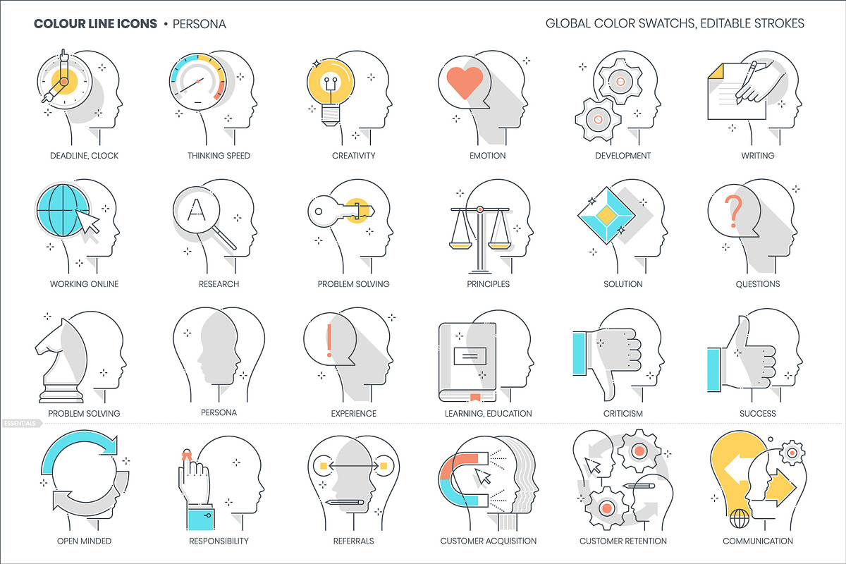 Color line icons, an Outline Icon by Howcolour (Photo 9 of 32)