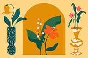 VASES & PLANTS - Illustrations, a Texture Illustration by Hybridbee Design (Thumbnail 5 of 7)