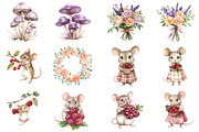Minnie Animals Mouse Strawberry, an Illustration by CitraGraphics (Thumbnail 3 of 5)