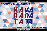 Running Start: Dynamic Geo Sans, a Font by UkiyoMoji Fonts (Thumbnail 4 of 6)